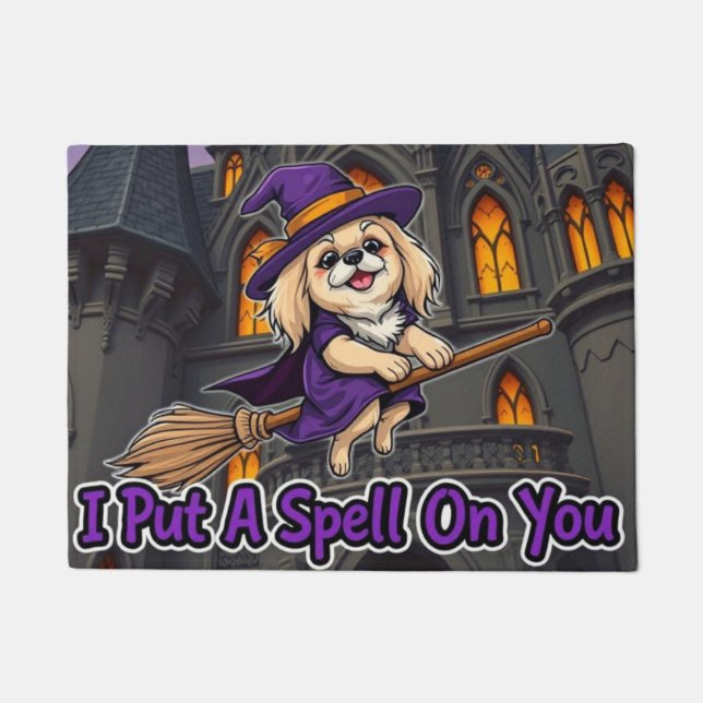 Tapete Pekingese Witch I Put a Spell On You (Frente)