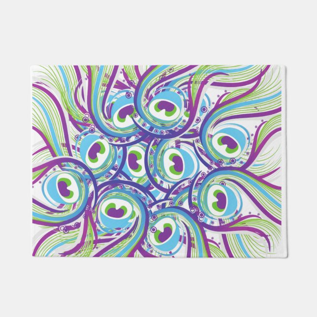 Tapete Pena de Peacock  (Frente)