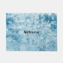 penas abstrato azuis e flocos de neve