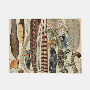 Tapete Penas Antigas de Feather Bird
