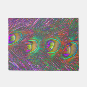 Tapete Penas de Natal Tinsel Peacock
