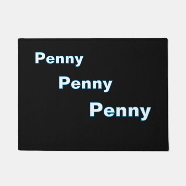 Tapete 'Penny, Penny, Penny' (Frente)