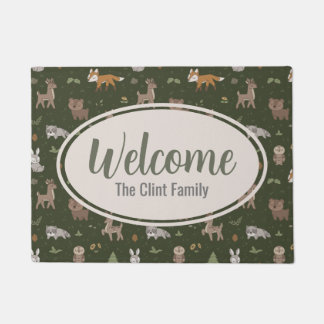 Tapete Pequenos Critério De Madeira Verde Com Sono