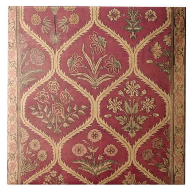 Tapete persa ou turco, 16o/século XVII (lã (Frente)