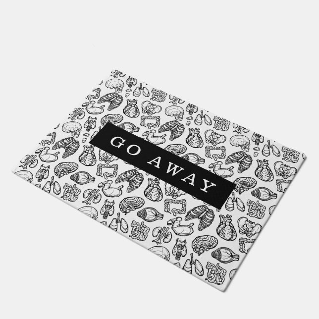 Tapete Personalização do desenho da Anatomia Humana Moder (Inclinado)