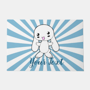 Tapete Personalizado de Hug do Coelhinho de Kawaii