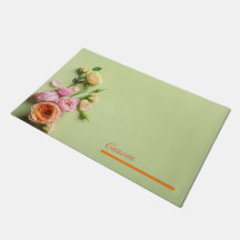 Personalizado Moderno rosa & verde floral