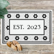 Personalizado para Azulejo do Design branco preto 