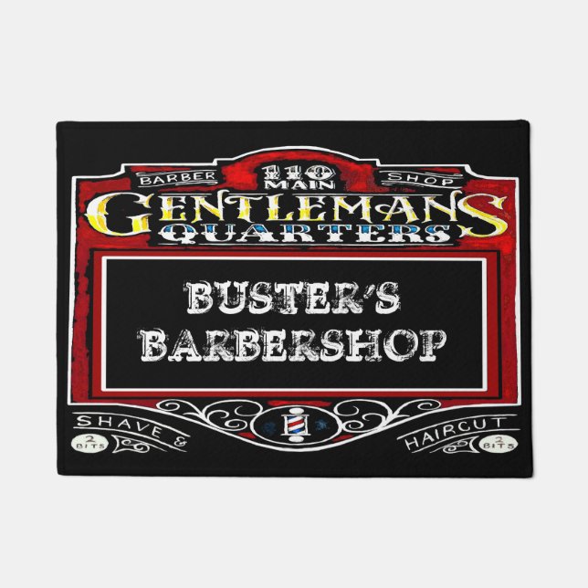 Tapete Personalizar Barbershop de Busters (Frente)