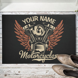 Tapete Personalizar Garagem de Motocicletas Biker
