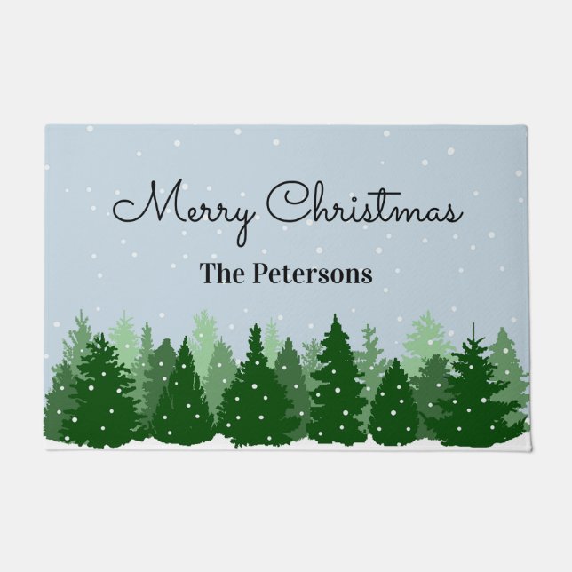 Tapete Personalized Doormat Merry Christmas (Frente)