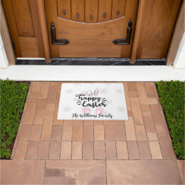 Tapete Personalized Happy Easter Door Mat