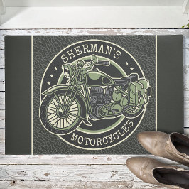 Tapete Personalized NAME Retro Military Motorcycle Biker