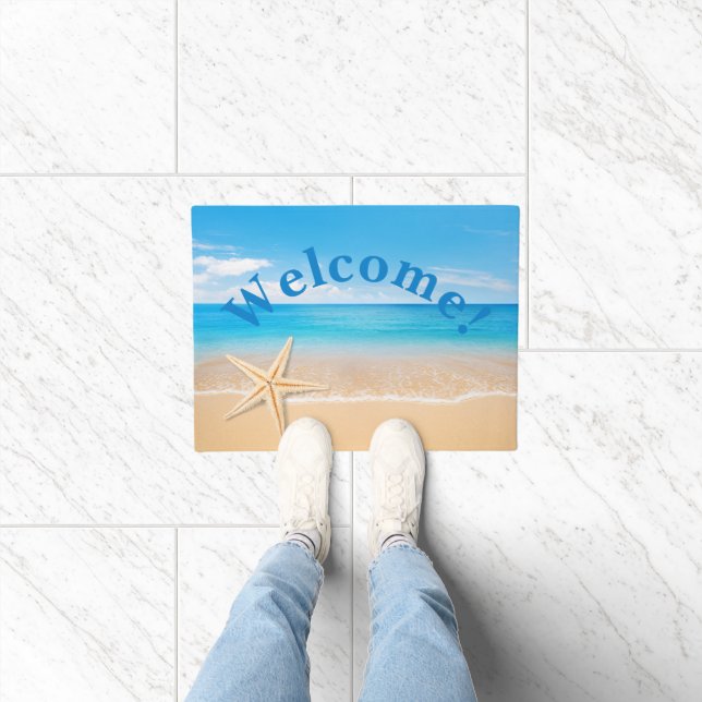 Tapete Personalized Seaside Welcome Doormat (Interior)