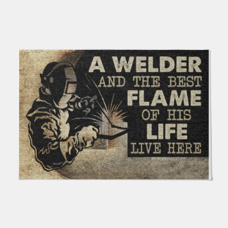 Tapete Personalized Welder The Best Flame Of His Life 