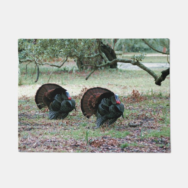 Tapete Perus selvagens do Dia de Ação de Graças em campo  (Frente)