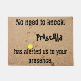 Tapete Pet Dog Paw Imprime na Areia Não É Preciso Bater