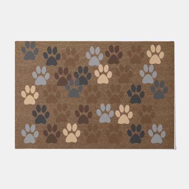 Tapete Pet Pegprint Doormat, Engraçado Gift. (Frente)