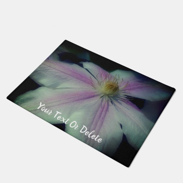 Tapete Pétalas de Flor Clematis Personalizadas (Inclinado)