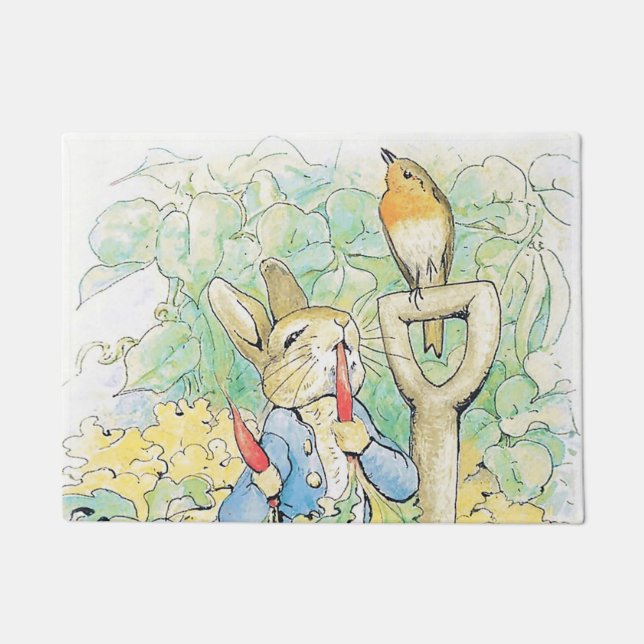 Tapete "Peter Rabbit come a carrot", por Beatrix Potter (Frente)