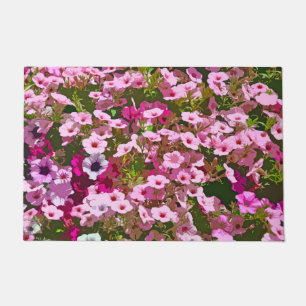 Tapete petúnias rosa bonito