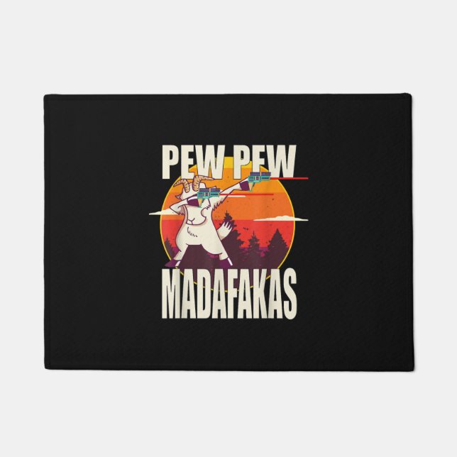 Tapete Pew Pew Madafakas Pew Pew Madafakas Goat (Frente)