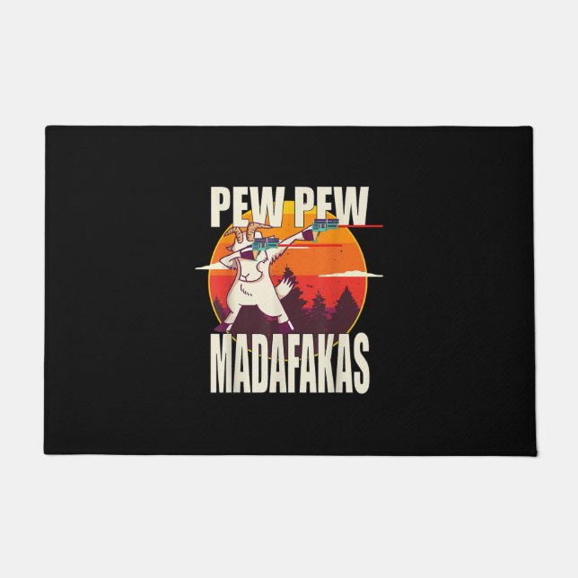 Tapete Pew Pew Madafakas Pew Pew Madafakas Goat (Frente)