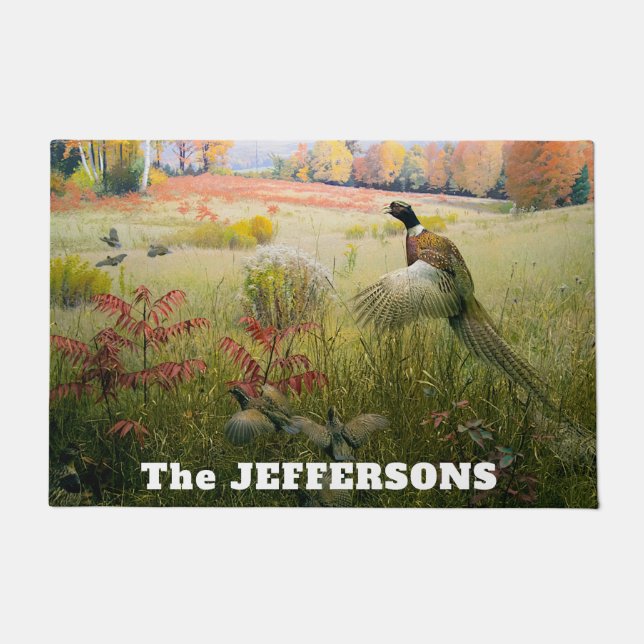 Tapete Pheasant e Bob White Quails (Frente)