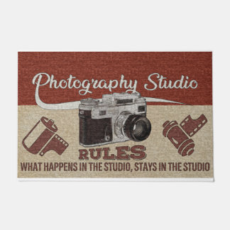 Tapete Photography Studio Rules Rug, Cameraman Gift