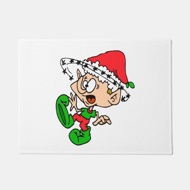 Tapete Piada Feriada de Natal Engraçado no Natal (Frente)