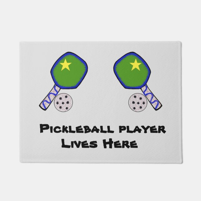 Tapete Pickleball mat rug door welcome (Frente)