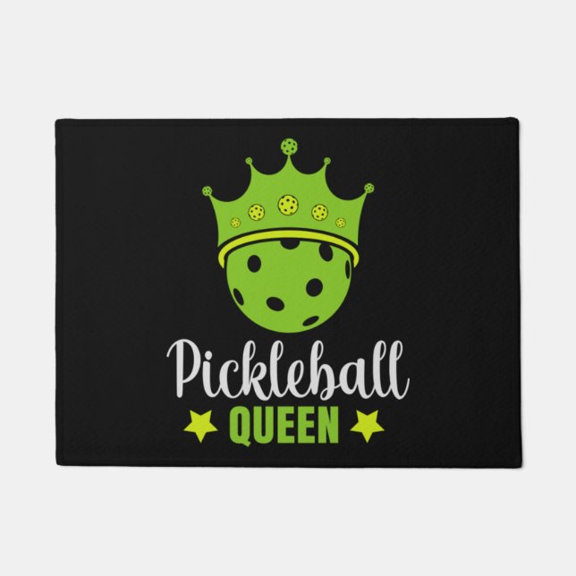 Tapete Pickleball Queen Funny Pickle Ball Queen  (Frente)
