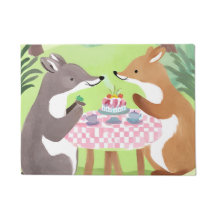 Picnic do Forest Animal | Aquarela Cúbica