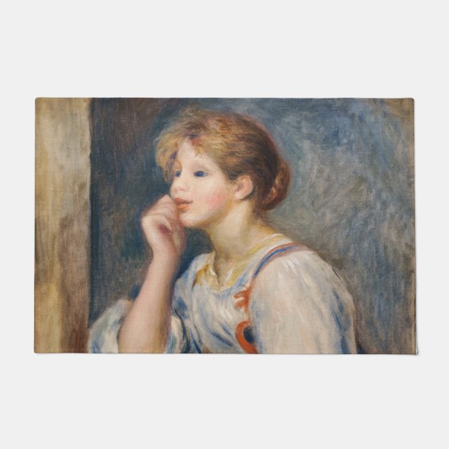 Tapete Pierre-Auguste Renoir - Mulher com Letra (Frente)