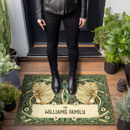 Tapete Pimpernel Pattern Green Dourado William Morris