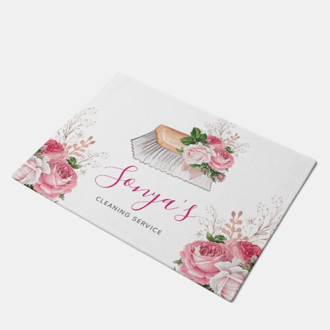 Tapete Pincel d'água do Serviço de Limpeza de Negócios (Inclinado)