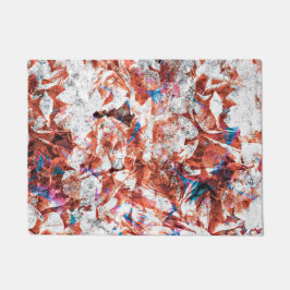 Tapete Pincel vermelho abstrato arte digital moderna