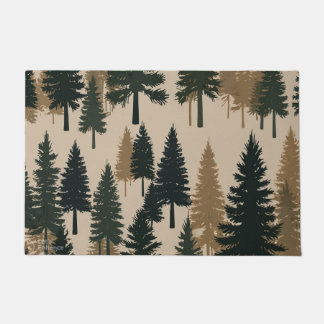Tapete Pine Forest Welcome Mat – A Cozy Winter Greeting