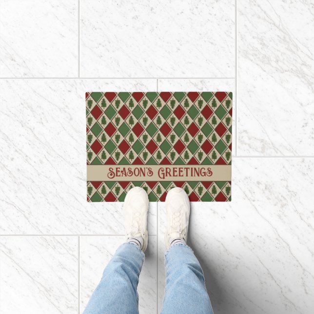 Tapete Pine Tree e Harlequin Doormat (Interior)