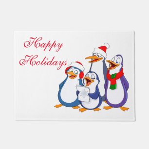 Tapete Pinguins de Feliz de Natal