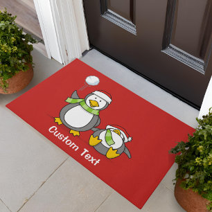 Tapete Pinguins de neve de Natal