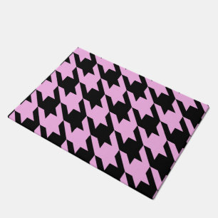 Tapete Pink e Black Houndstooth