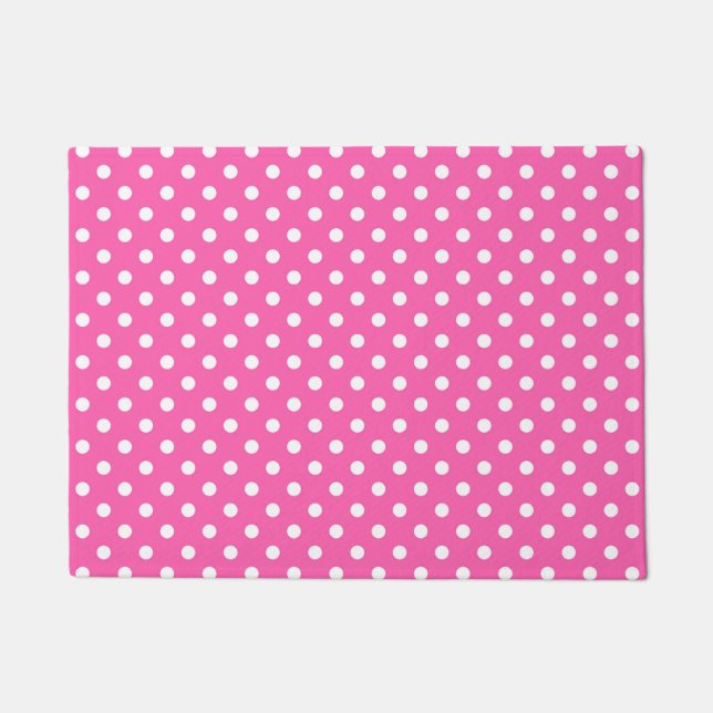 Tapete Pink Polka Dot Breast Cancer Awareness Pattern (Frente)