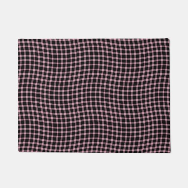 Tapete Pink Purple Plaid Checker Seamless Pattern (Frente)