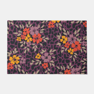 Tapete Pintado Floral para Sobredimensionamento da Mão d