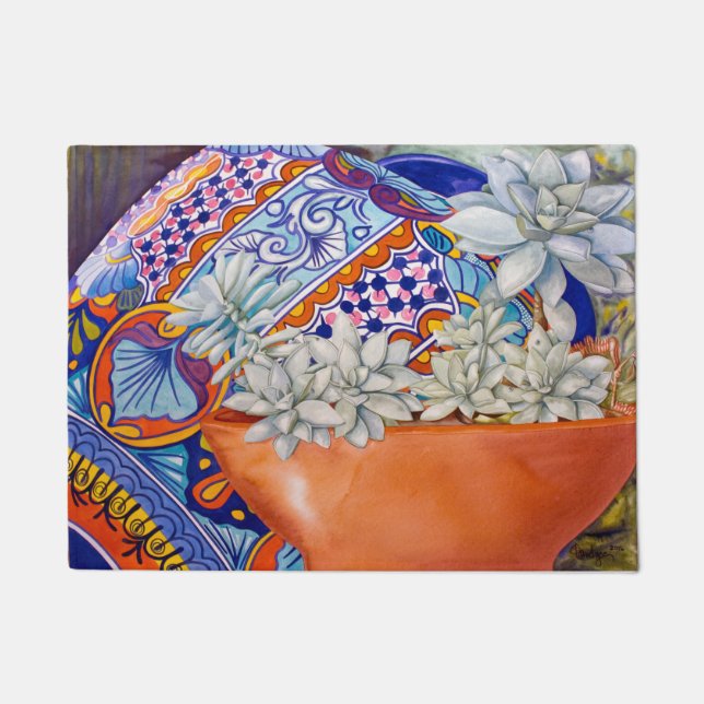 Tapete Pintinhos na tenda de Talavera (Frente)