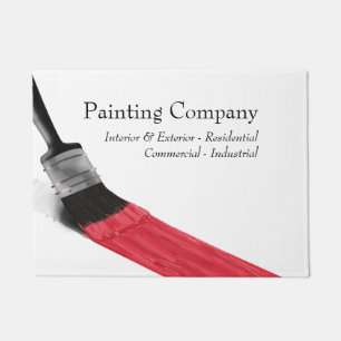 Tapete Pintor Service Company Brush Red