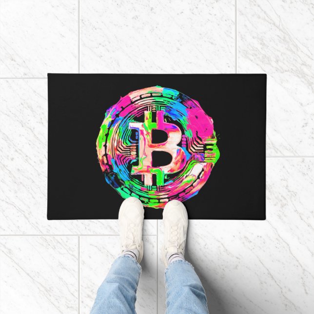 Tapete Pintura a Óleo "Bitcoin Cypherpunk" (Interior)
