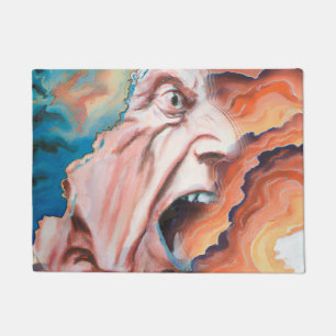 Tapete Pintura a óleo de ondas de pânico