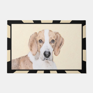 Tapete Pintura Americana de Foxhound - Arte Cachorra Orig